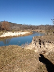 Llano River at TTU Junction campus, Junction, Texas