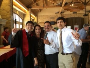 Alex Cruz, EMC 2014. What a great day for this family!